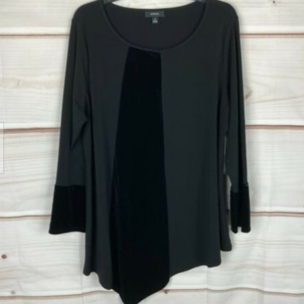 NWT Women's Black Alfani Plus Size Top